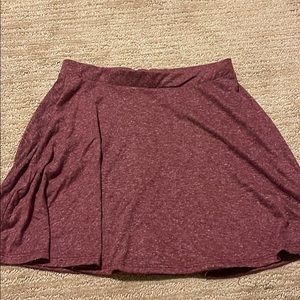 la hearts red heathered skirt